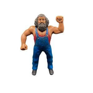 Vintage 1984 LJN WWF Hillbilly Jim Rubber Action Figure Titan Sports Wrestling